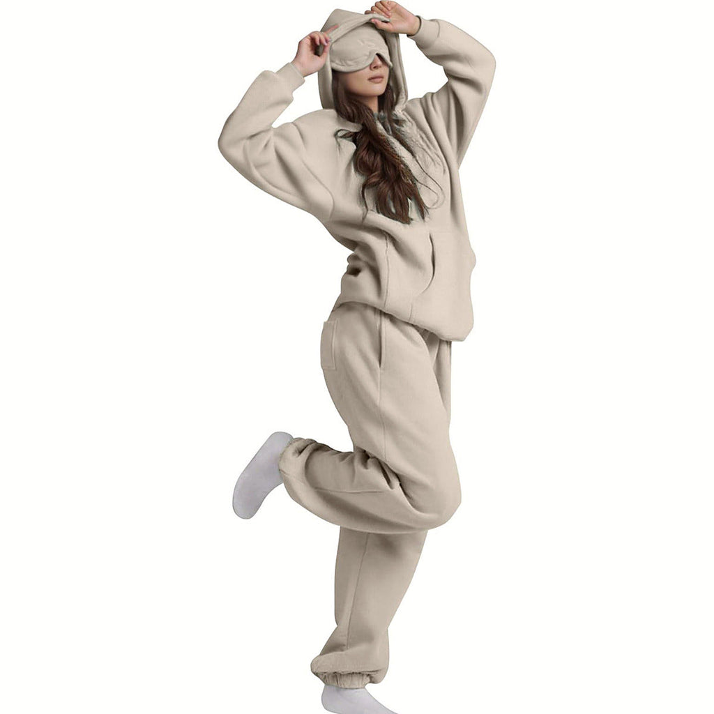 Pullover set in cream